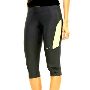 Nike - dri-fit running tights / capri length leggings - medium